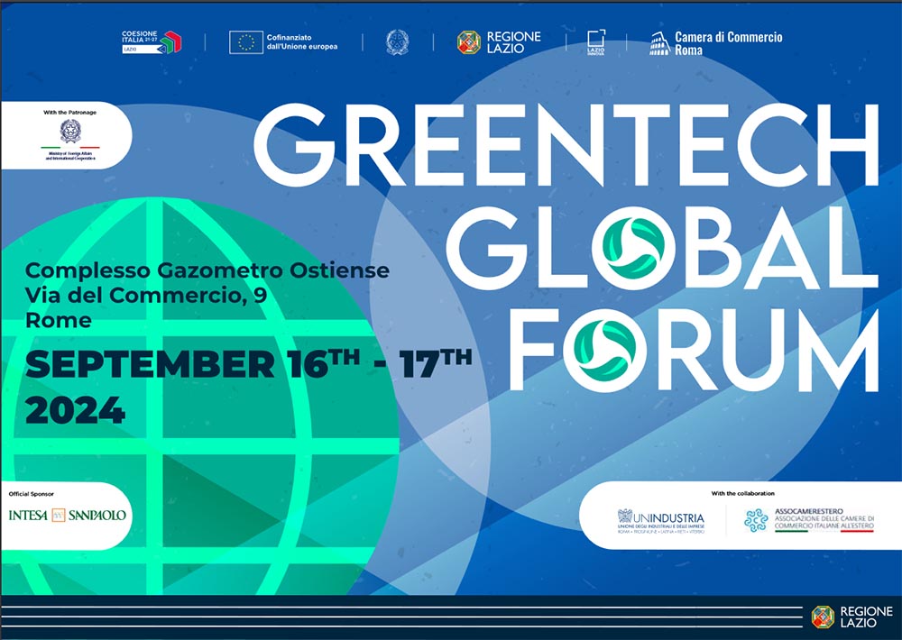 Il Greentech Global Forum della regione Lazio