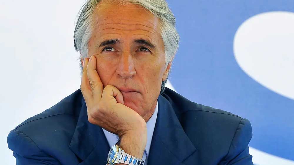 L’addio al Coni di un grande presidente