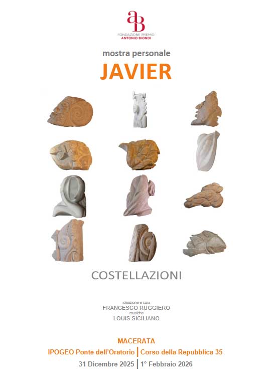 mostra personale JAVIER